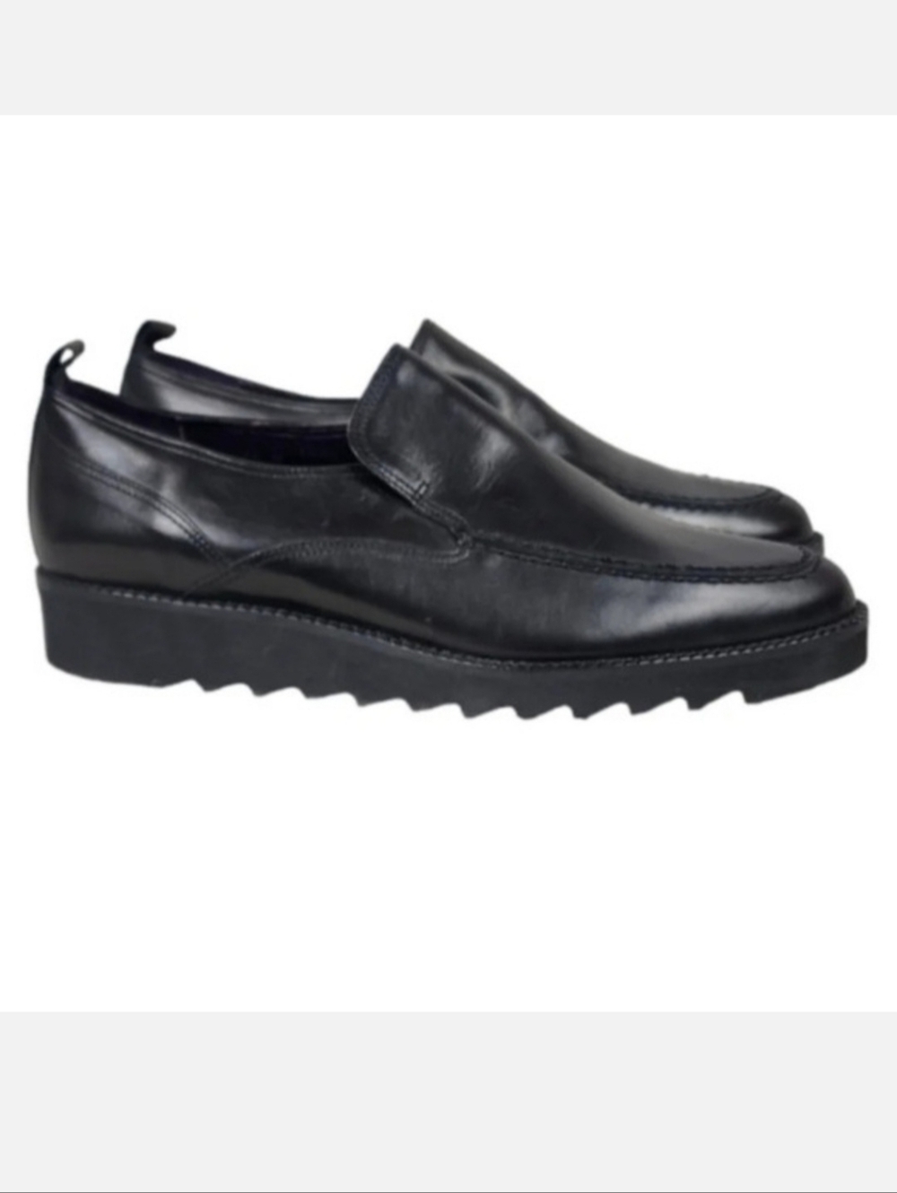 Donald J Pliner Sport Doro Leather Loafers Dark Purple Size 7 1/2M